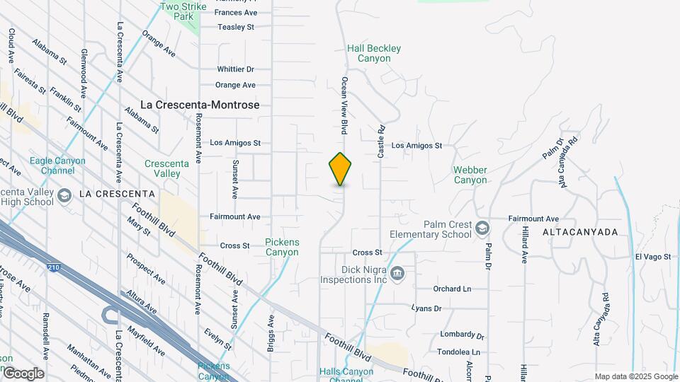 4935 Ocean View Blvd Map and Location Details