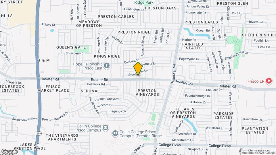 7301 Beckington Dr Map and Location Details