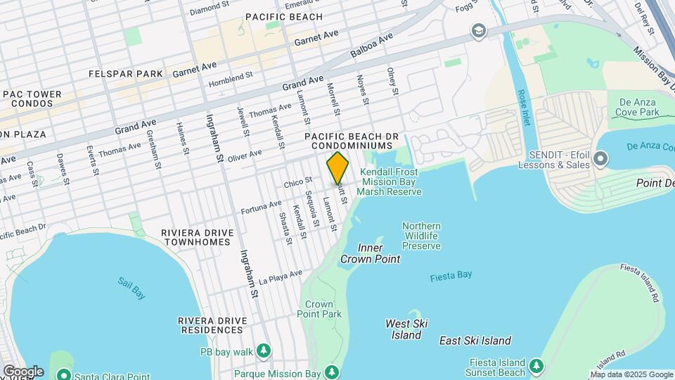 1925 Fortuna Ave Map and Location Details