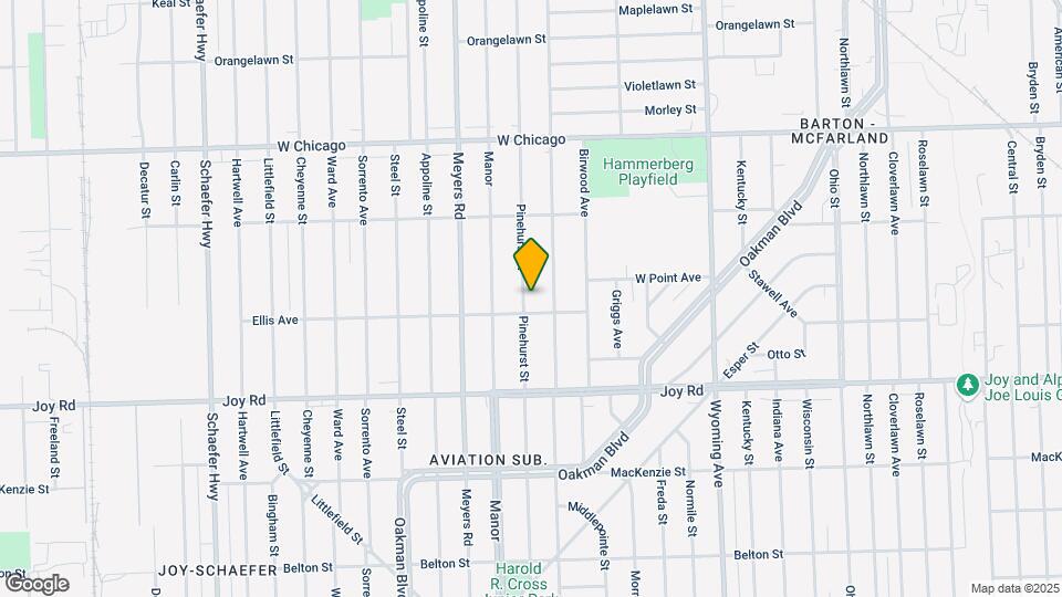 9124 Pinehurst St Map and Location Details