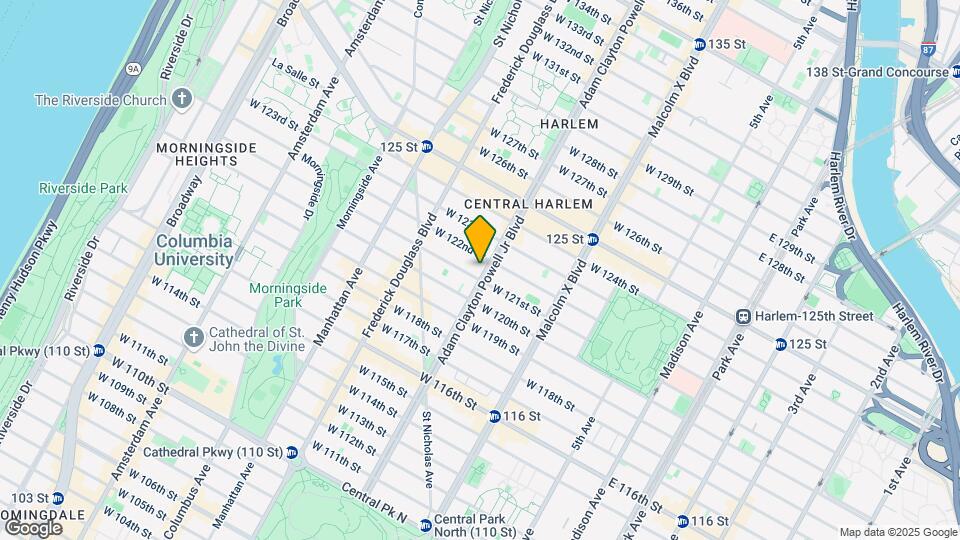 2026 Adam Clayton Powell Jr Blvd Map and Location Details