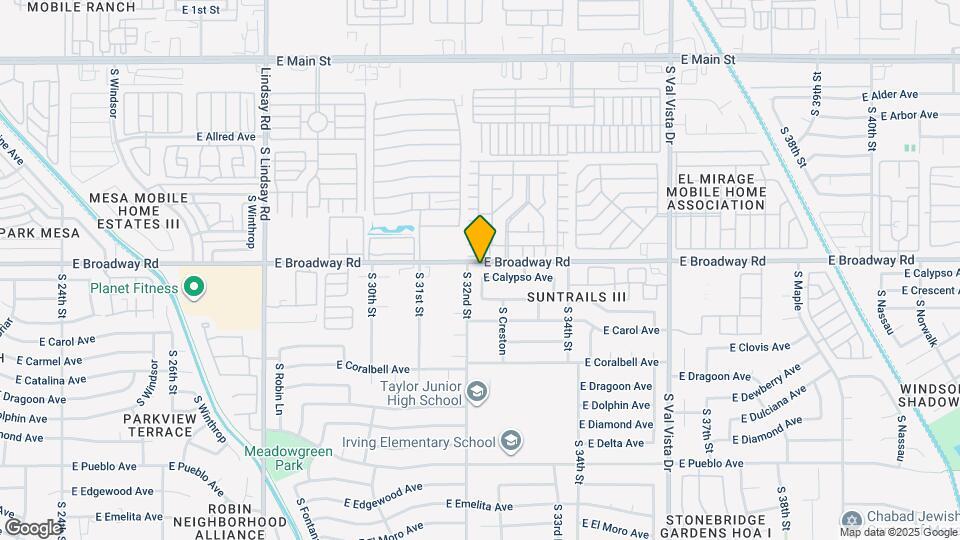 3206 E Calypso Ave Mapa y Detalles de la Ubicación