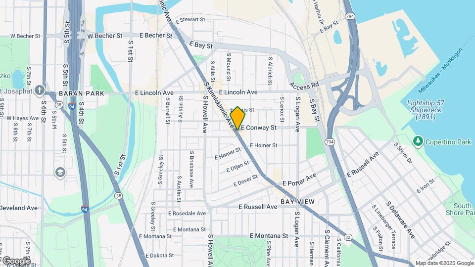 2444 S Kinnickinnic Ave Map and Location Details