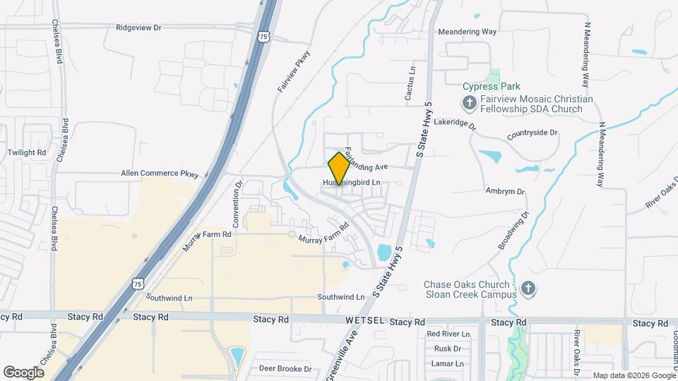 5629 Hummingbird Ln Map and Location Details