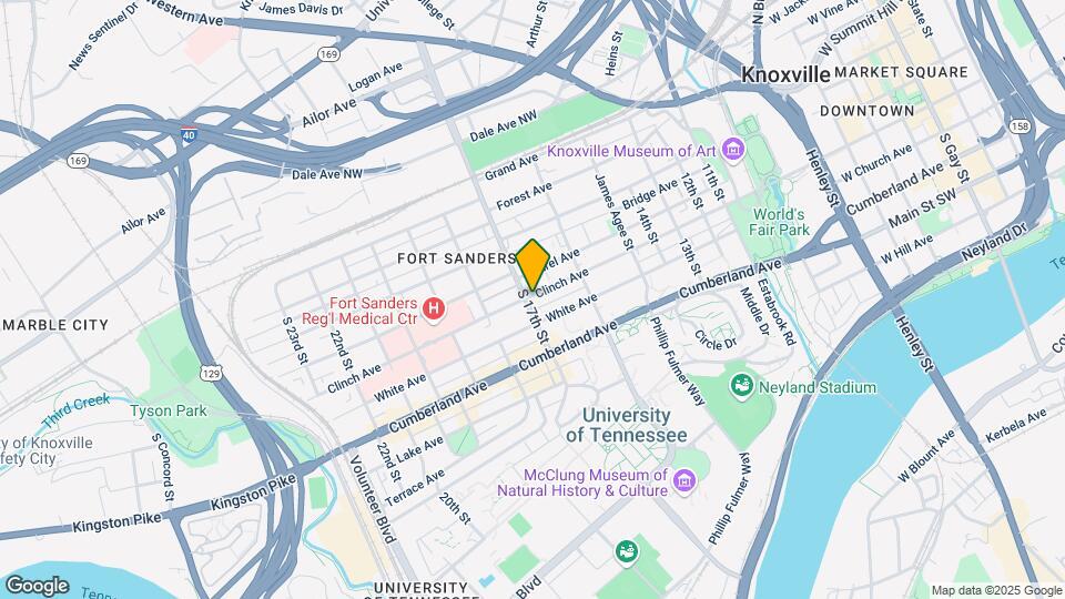 1644 Clinch Ave Mapa y Detalles de la Ubicación