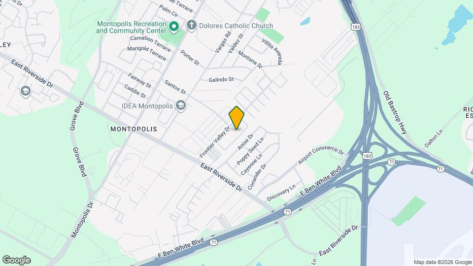 Frontier East Apartments Mapa y Detalles de la Ubicación