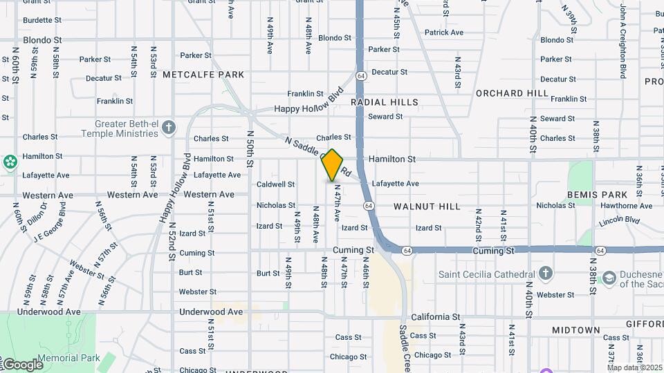 Cottonwood Apartments Map and Location Details