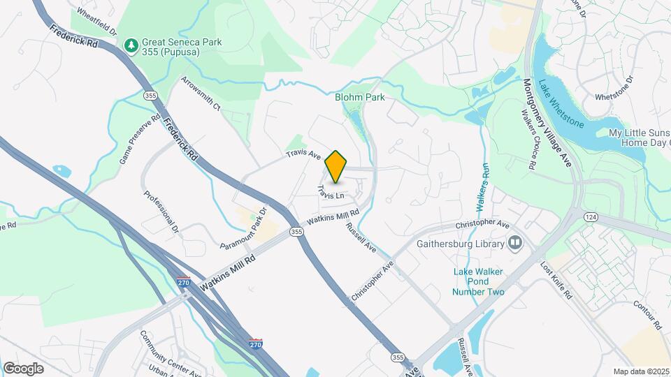 1027 Travis Ln Map and Location Details