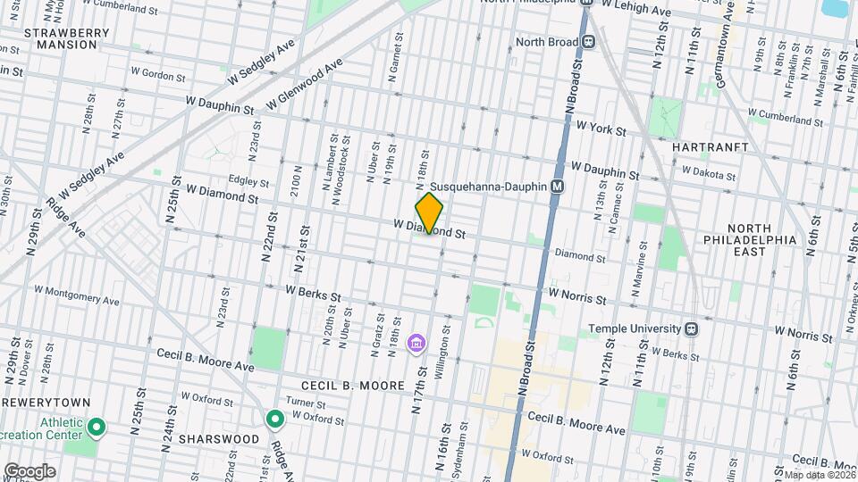 1723 Fontain St Map and Location Details