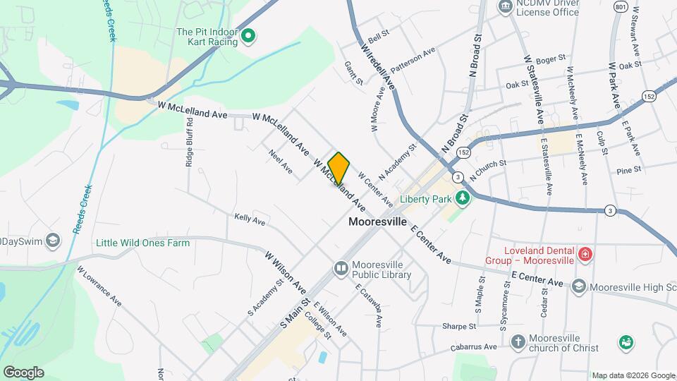 332 W McLelland Ave Map and Location Details