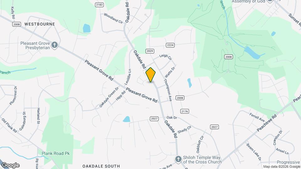 2021 Oakdale Rd Map and Location Details