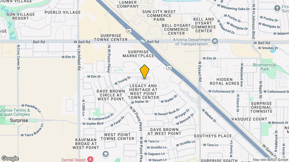 13464 W Canyon Creek Dr Map and Location Details