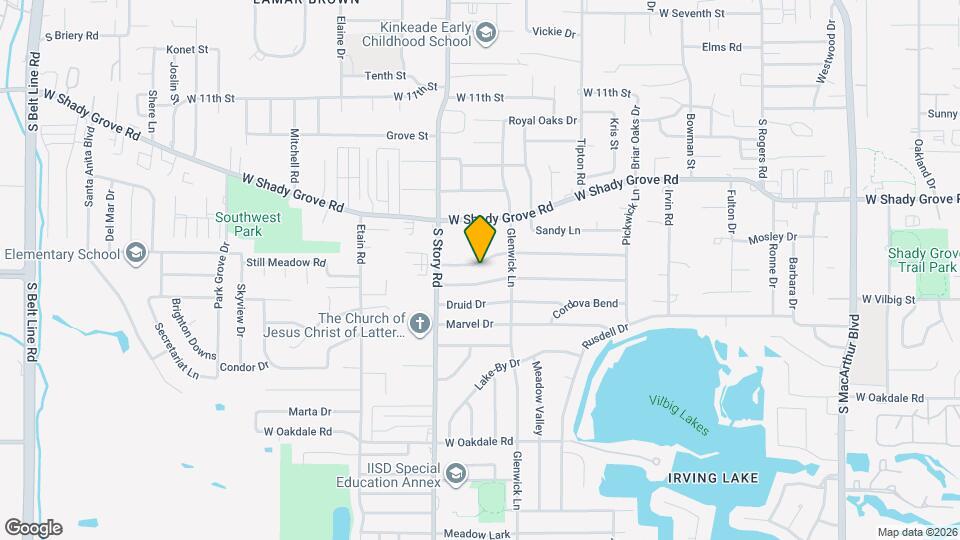 2222 Woodoak Dr Mapa y Detalles de la Ubicación