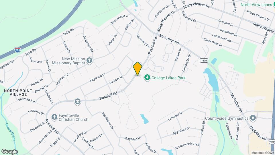 4912 Rosehill Rd Map and Location Details