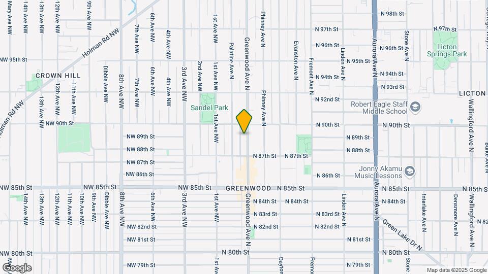 87th Street Apartments Mapa y Detalles de la Ubicación