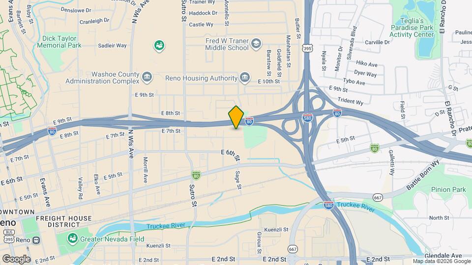 1461 E 7th St Map and Location Details