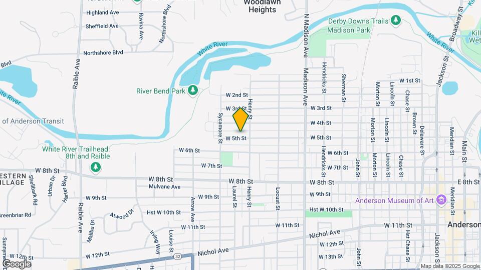 1418 W 5th St Mapa y Detalles de la Ubicación