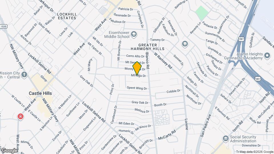 1102 Mt Riga Dr Map and Location Details