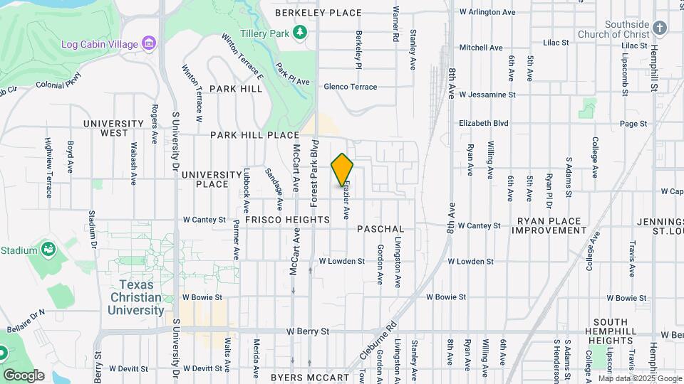 2628 Frazier Ave Map and Location Details