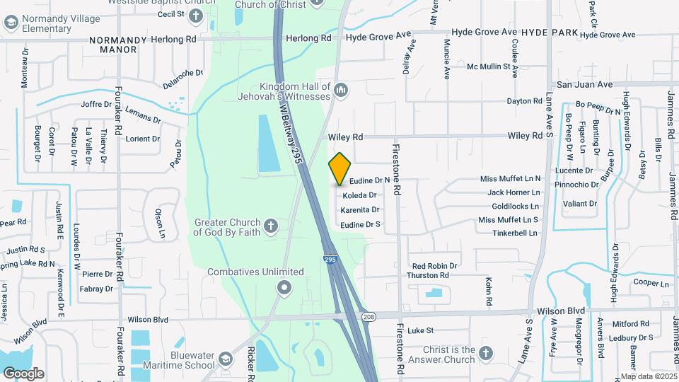 2223 Eudine Dr W Map and Location Details