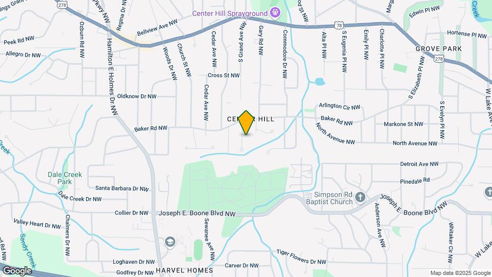 509 Park Valley Dr NW Map and Location Details
