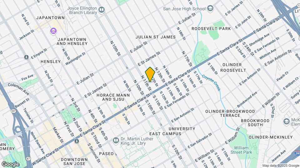 54 N 11th St Map and Location Details
