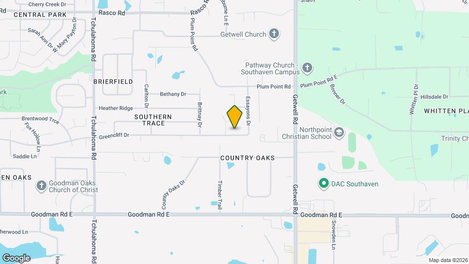 2704 Greencliff Dr Map and Location Details