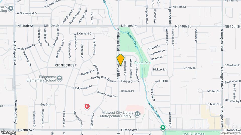 712 N Midwest Blvd Map and Location Details