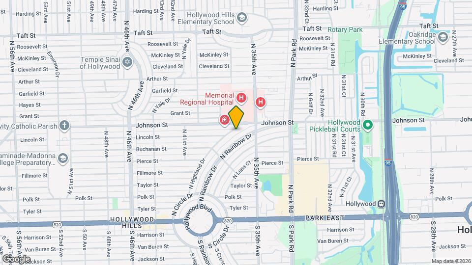 819 N Highland Dr Mapa y Detalles de la Ubicación