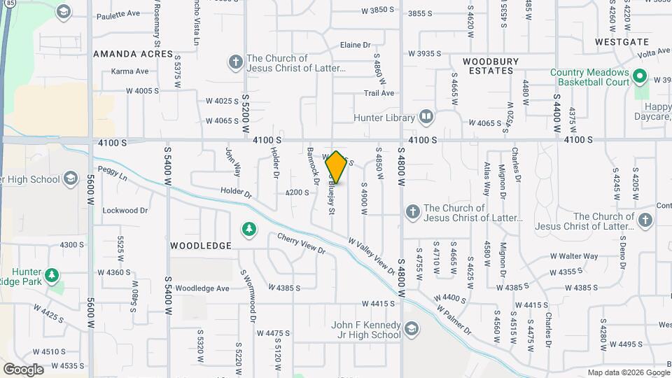 4191 S Bluejay St Map and Location Details