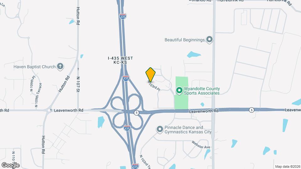 3227 N 103rd Pl Map and Location Details