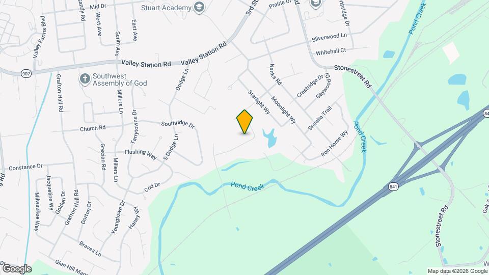 10408 Sunlight Ln Map and Location Details