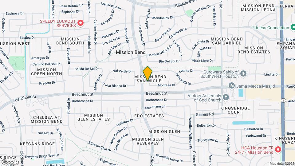 8006 Fresno Dr Map and Location Details