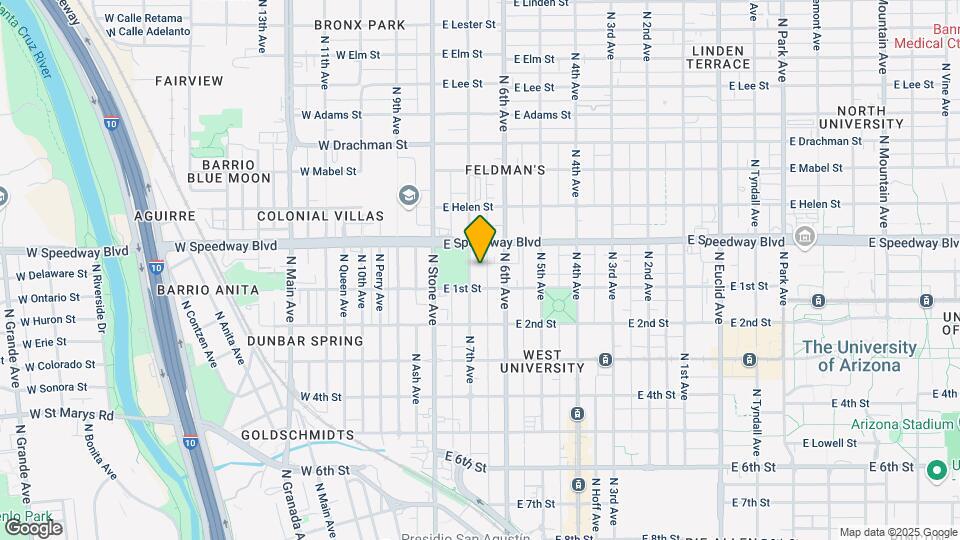 1014 N 7th Ave Map and Location Details