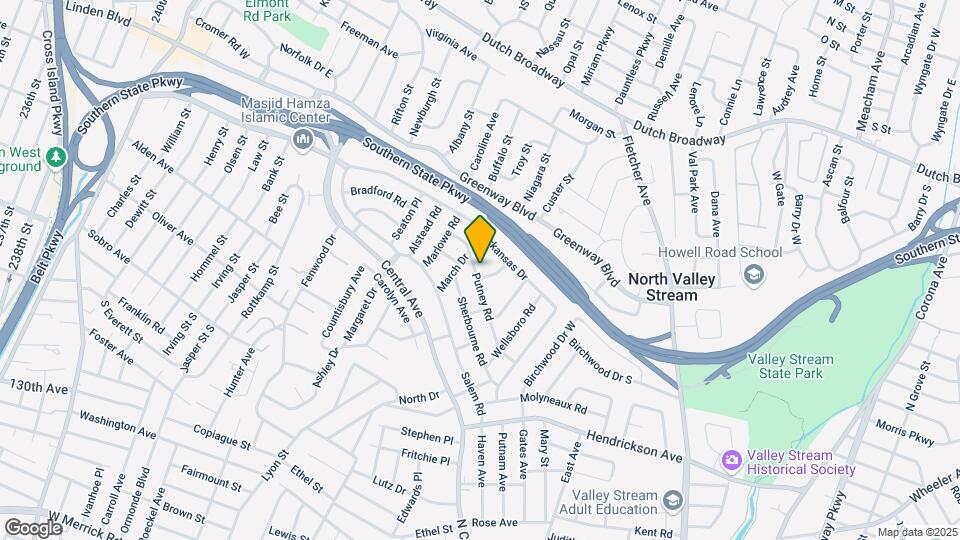 1656 Putney Rd Map and Location Details