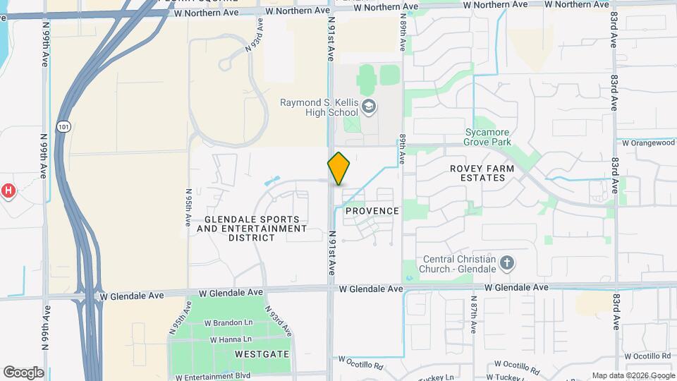 7324 N 90th Ln Map and Location Details
