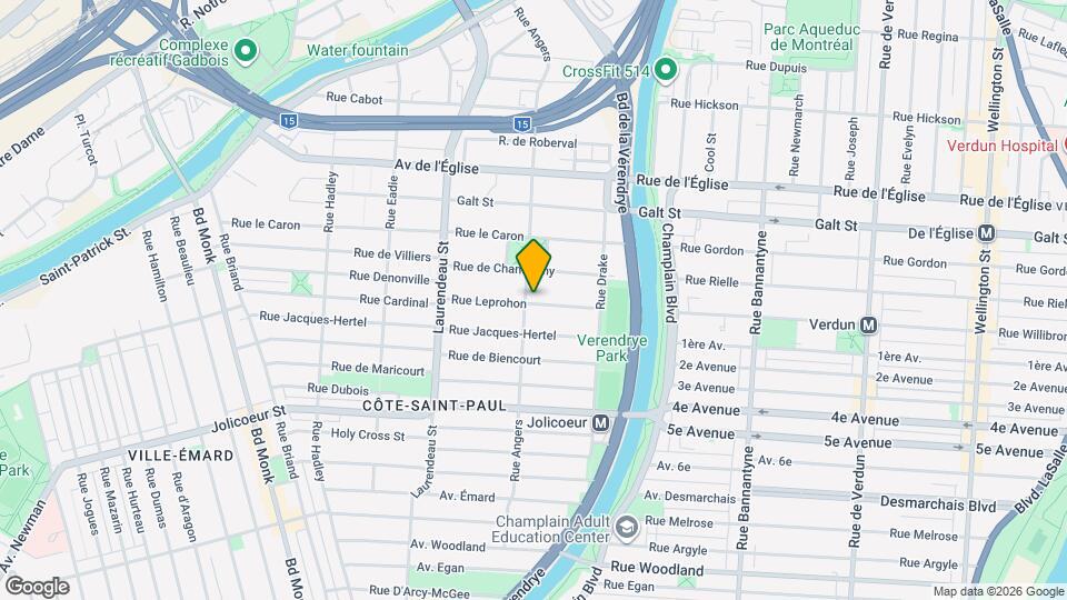 1555 Leprohon Rue Map and Location Details