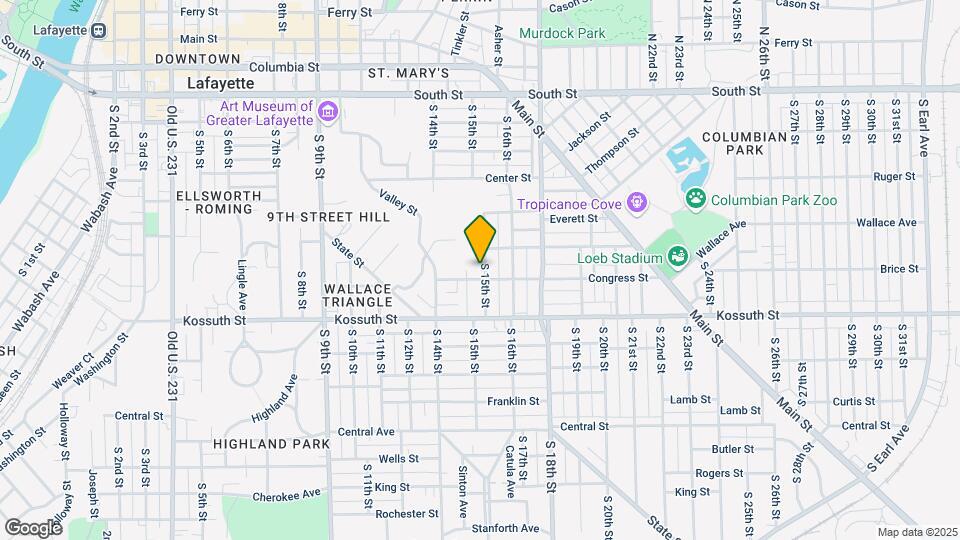 518-520 S 15th St Map and Location Details