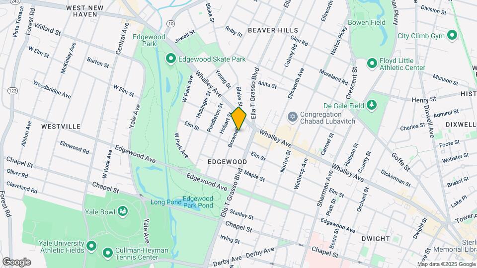 105 Brownell St, Unit 2 Map and Location Details