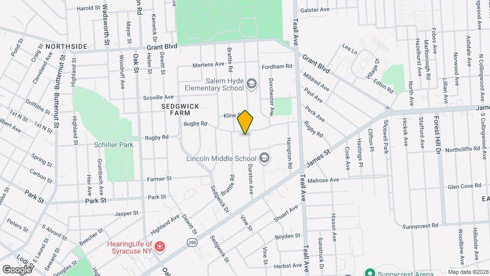 221 Durston Ave Map and Location Details