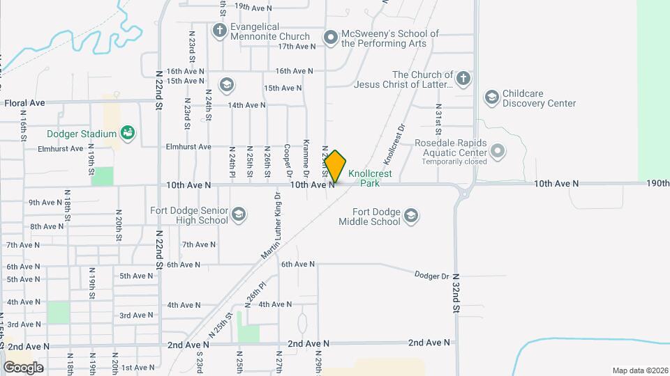 2911 10th Ave N Map and Location Details