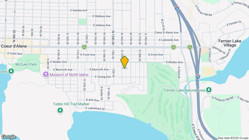 314 S 16th St Map and Location Details