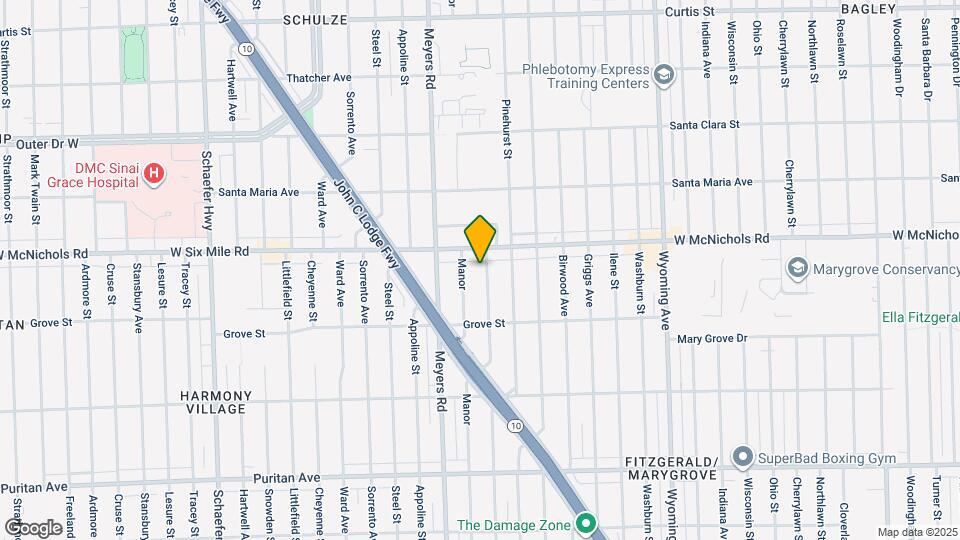 16919 Monte Vista St Map and Location Details