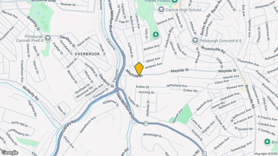 727 Maytide St Mapa y Detalles de la Ubicación