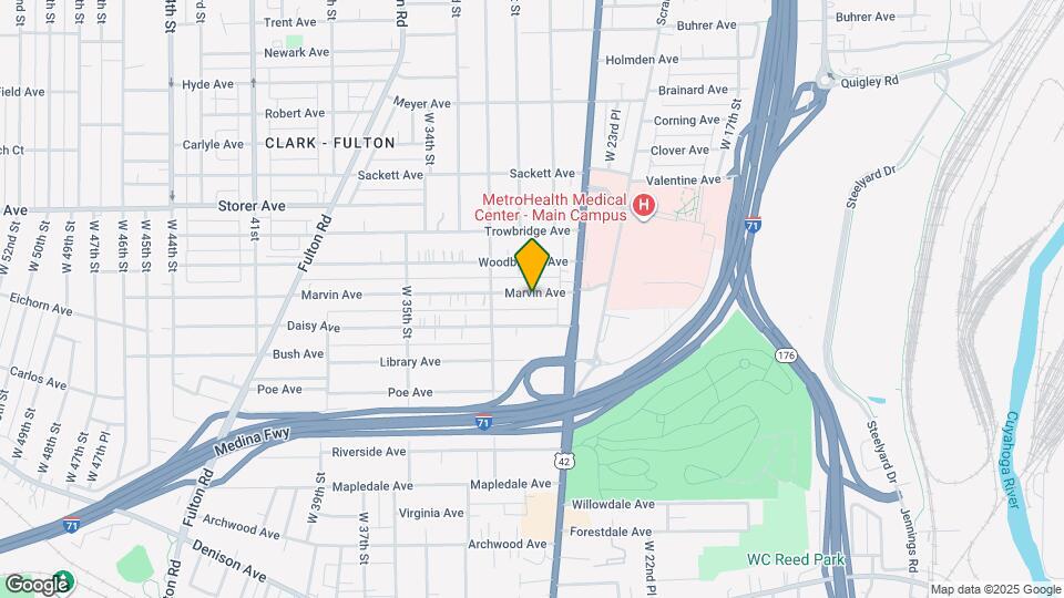 2813 Marvin Ave Map and Location Details