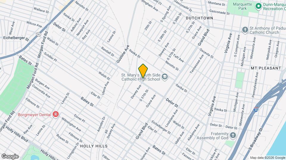 3749 Delor St Map and Location Details