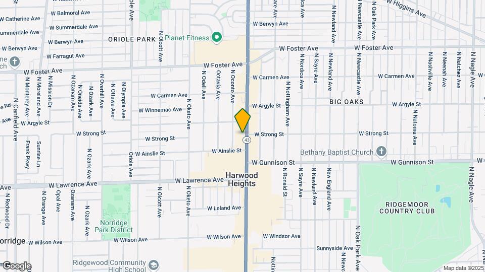 4928 N Harlem Ave Map and Location Details