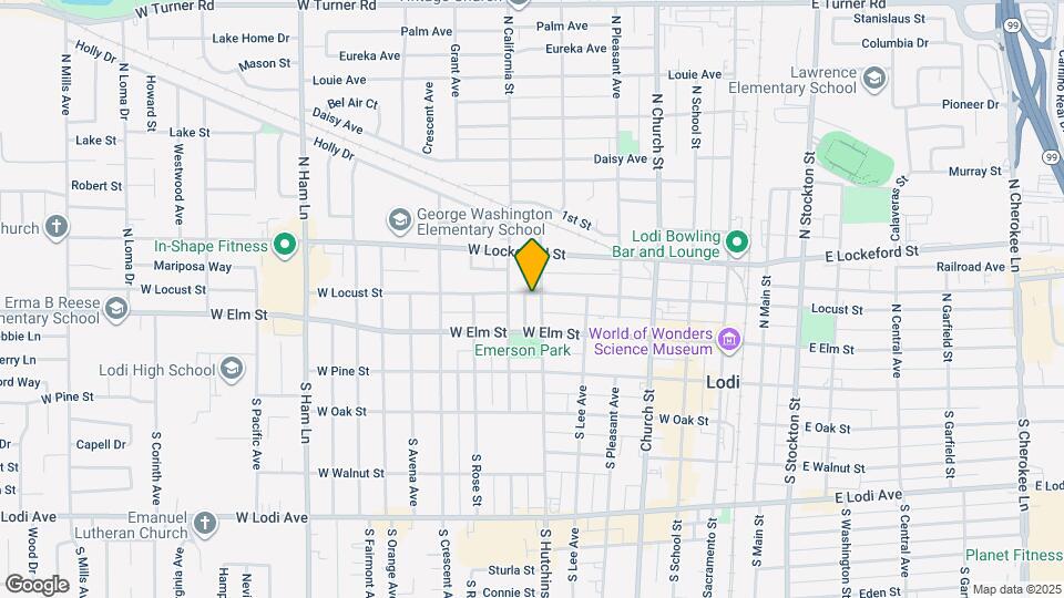 510 W Locust St Map and Location Details