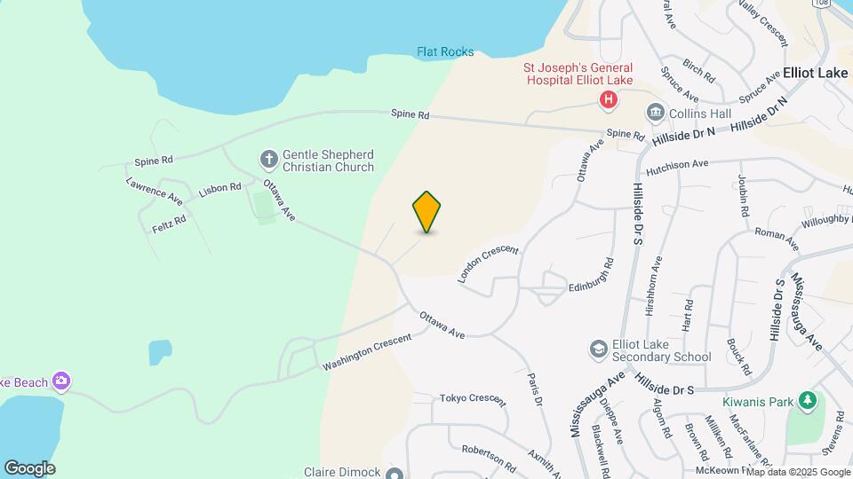 Elliot Lake Retirement Living Map and Location Details