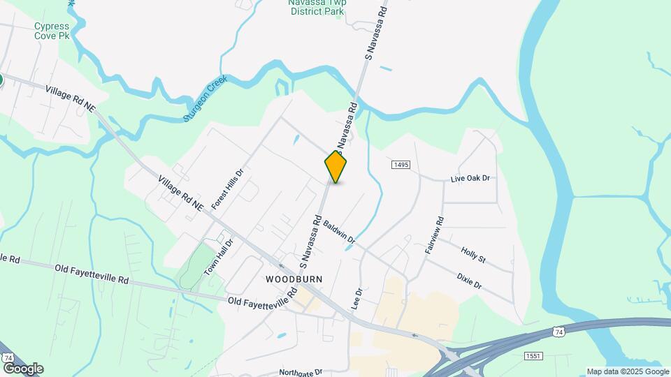 134 S Navassa Rd Map and Location Details